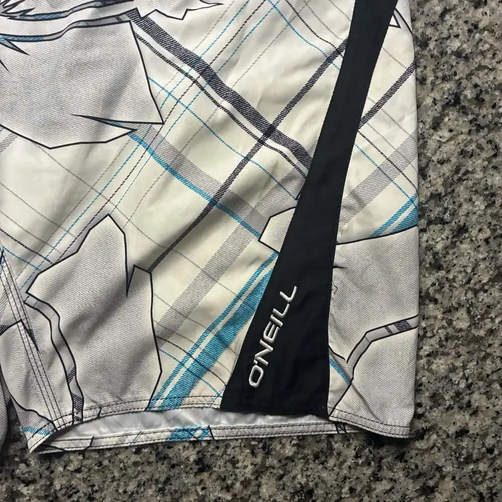 O'Neill Y2K Blue Floral Board Shorts Men Size 36